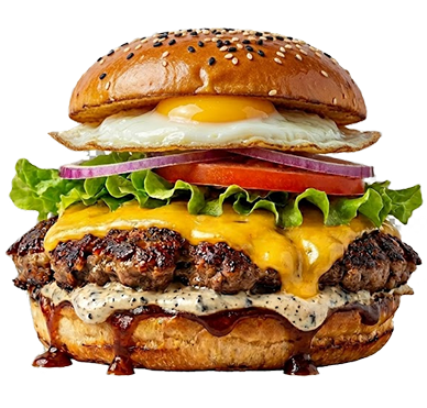 cheese beef burger (تشيسي بيف بورجير)
